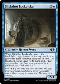Slickshot Lockpicker (67) [Outlaws of Thunder Junction] foil - Deck Out Gaming