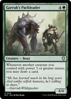 Garruk's Packleader (218) [Bloomburrow Commander] - Deck Out Gaming