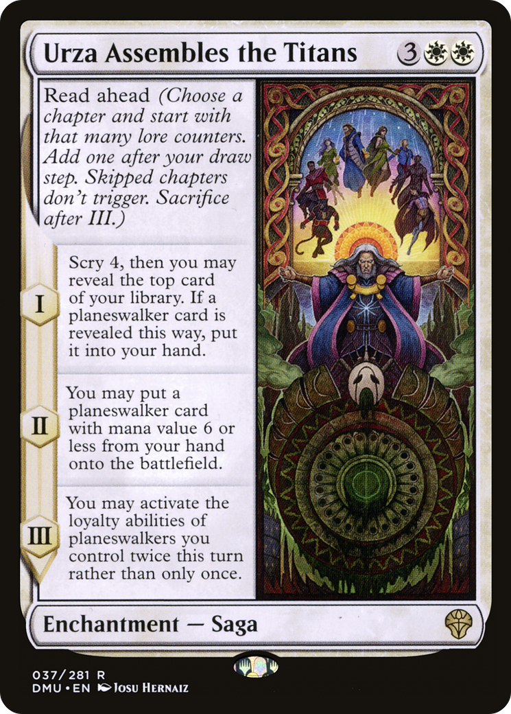 Urza Assembles the Titans (37) [Dominaria United] foil - Deck Out Gaming
