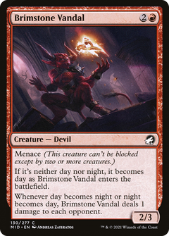 Brimstone Vandal (130) [Innistrad: Midnight Hunt] foil - Deck Out Gaming