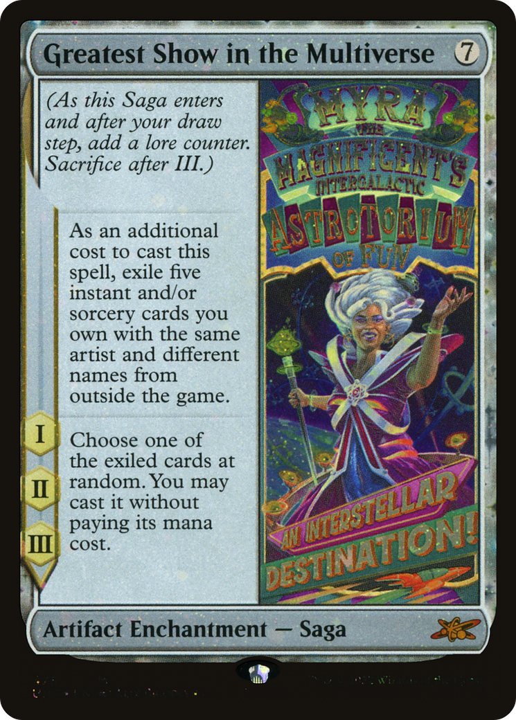 Greatest Show in the Multiverse (Galaxy Foil) (475) [Unfinity] foil - Deck Out Gaming