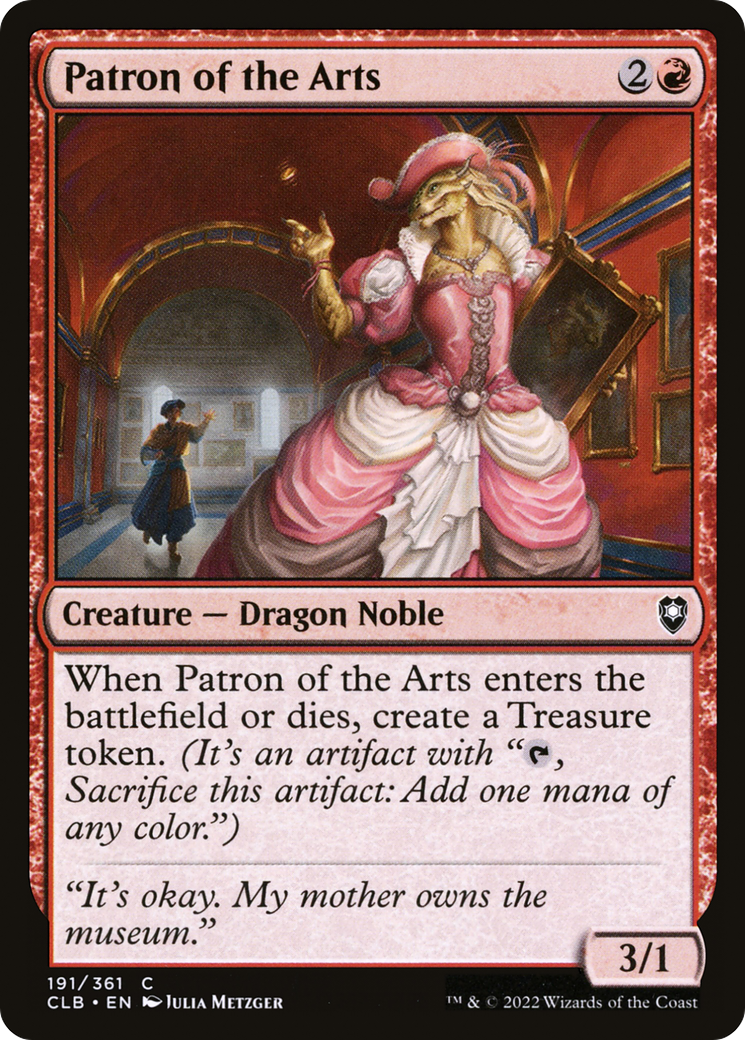 Patron of the Arts (191) [Commander Legends: Battle for Baldur's Gate] - Deck Out Gaming