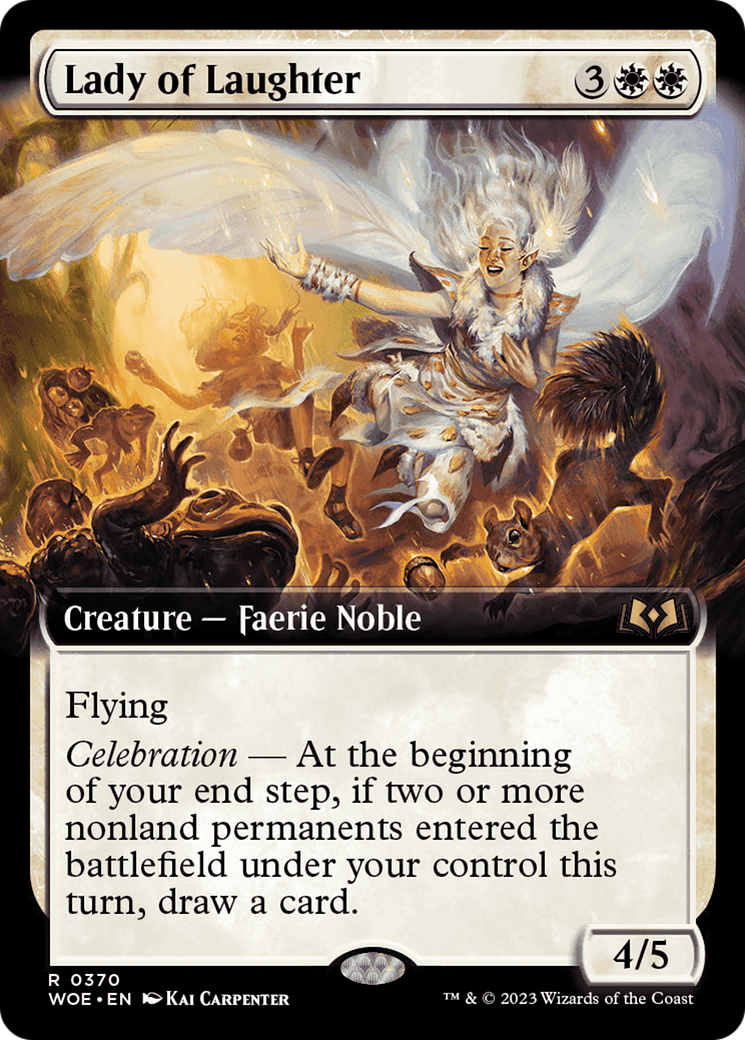 Lady of Laughter (Extended Art) (370) [Wilds of Eldraine] - Deck Out Gaming
