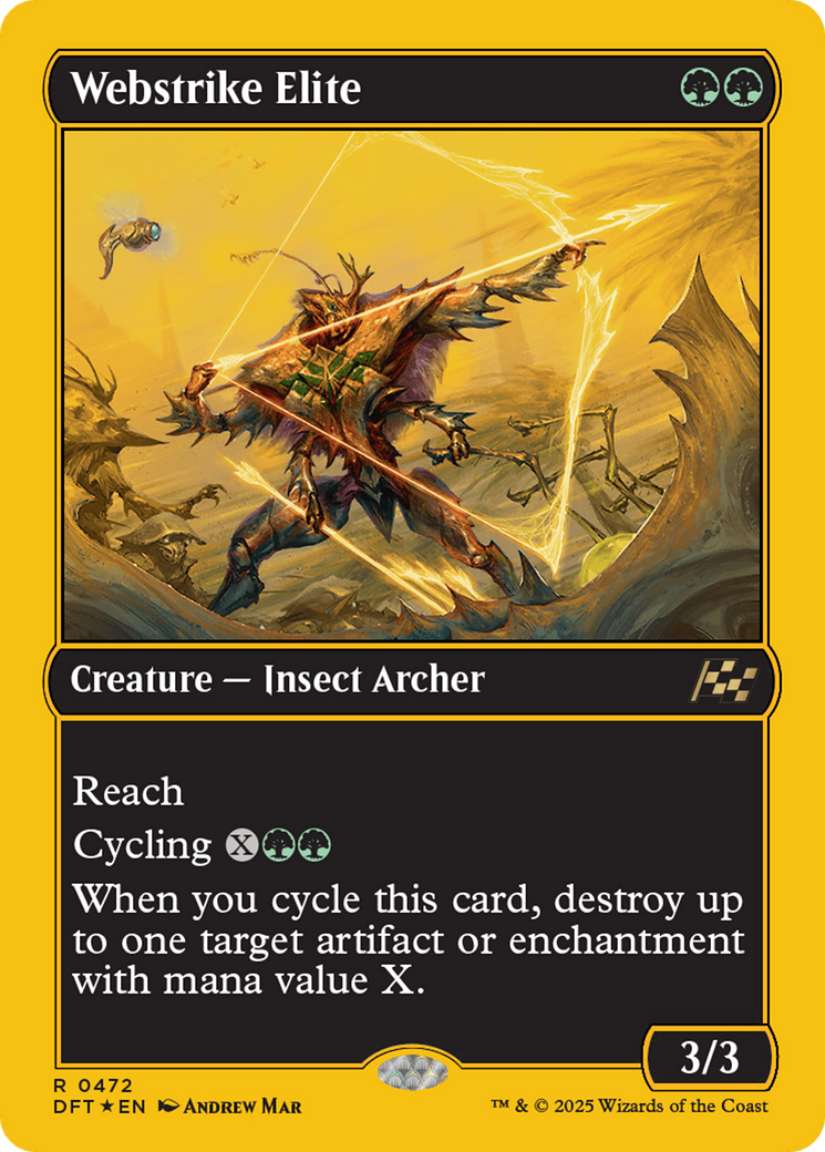 Webstrike Elite (First-Place Foil) (472) [Aetherdrift] foil - Deck Out Gaming