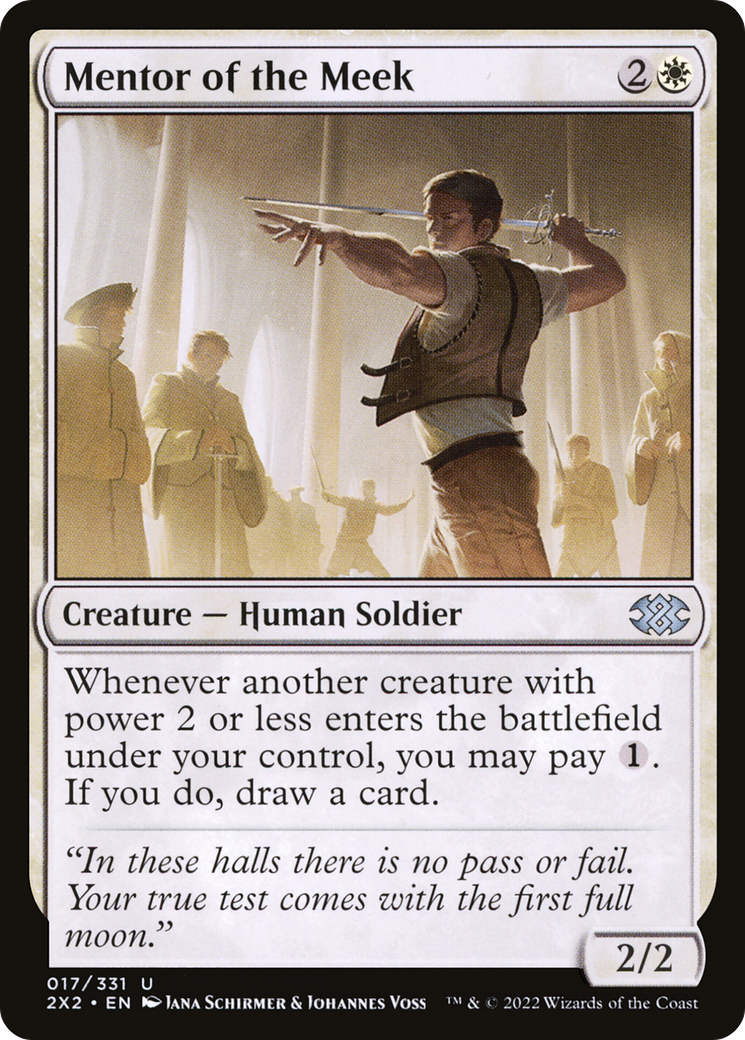 Mentor of the Meek (17) [Double Masters 2022] - Deck Out Gaming