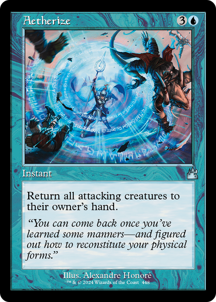 Aetherize (Retro Frame) (448) [Ravnica Remastered] - Deck Out Gaming