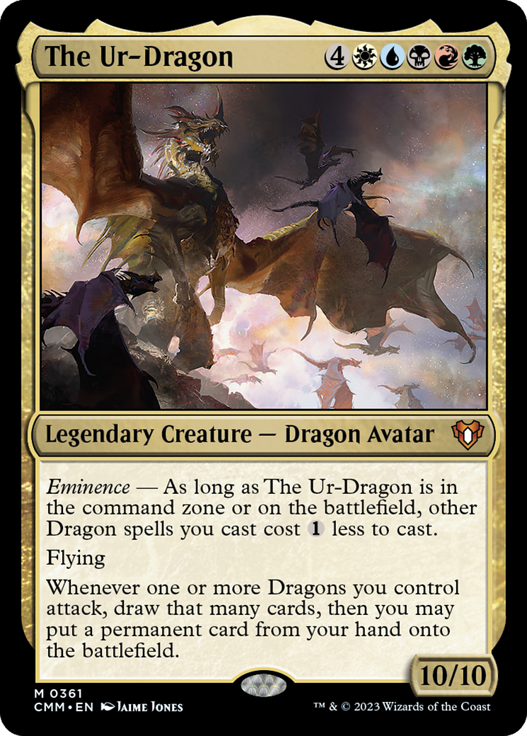 The Ur-Dragon (361) [Commander Masters] foil - Deck Out Gaming