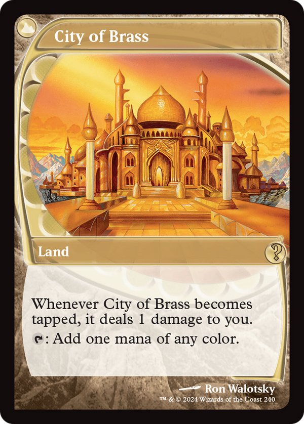 City of Brass (Future Sight) (240) [Mystery Booster 2] foil - Deck Out Gaming
