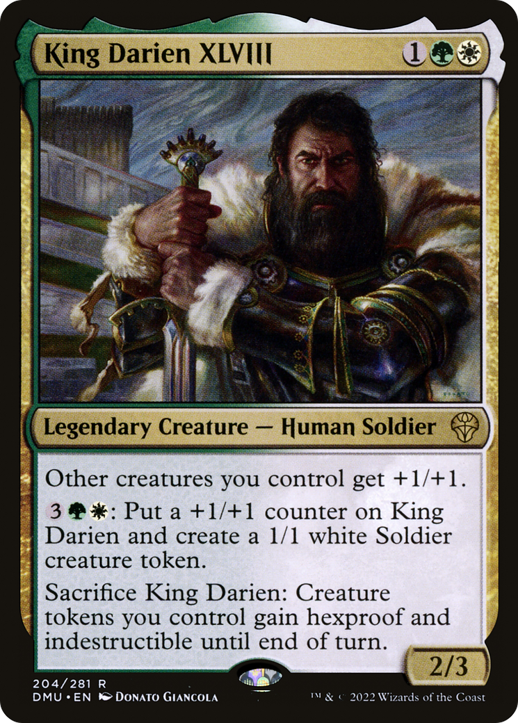 King Darien XLVIII (204) [Dominaria United] foil - Deck Out Gaming