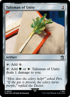 Talisman of Unity (Surge Foil) (845) [Doctor Who] foil - Deck Out Gaming