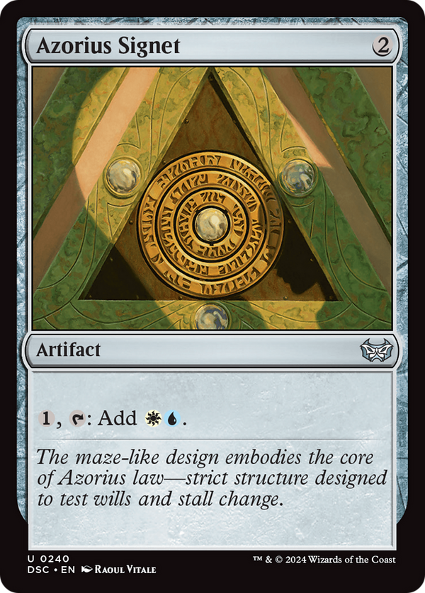 Azorius Signet (240) [Duskmourn: House of Horror Commander] - Deck Out Gaming