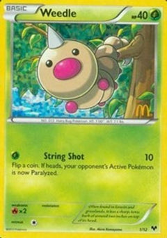 Weedle - 1/12 (1) [McDonald's Promos 2014] Holofoil - Deck Out Gaming