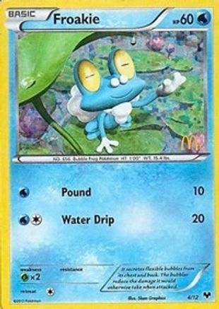 Froakie - 4/12 (4) [McDonald's Promos 2014] Holofoil - Deck Out Gaming