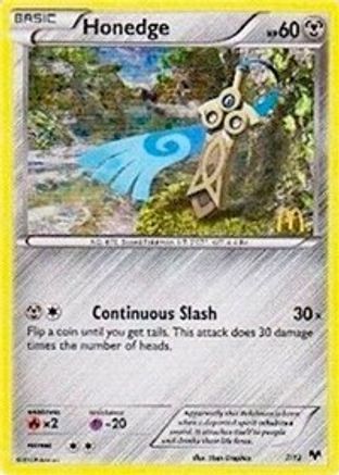 Honedge - 7/12 (7) [McDonald's Promos 2014] Holofoil - Deck Out Gaming