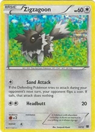 Zigzagoon - 11/12 (11) [McDonald's Promos 2015] Holofoil - Deck Out Gaming