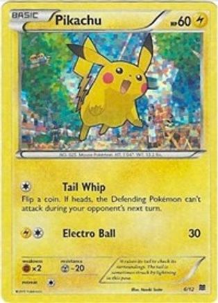 Pikachu - 6/12 (6) [McDonald's Promos 2015] Holofoil - Deck Out Gaming