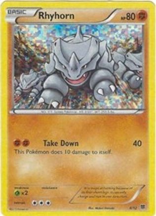Rhyhorn - 8/12 (8) [McDonald's Promos 2015] Holofoil - Deck Out Gaming