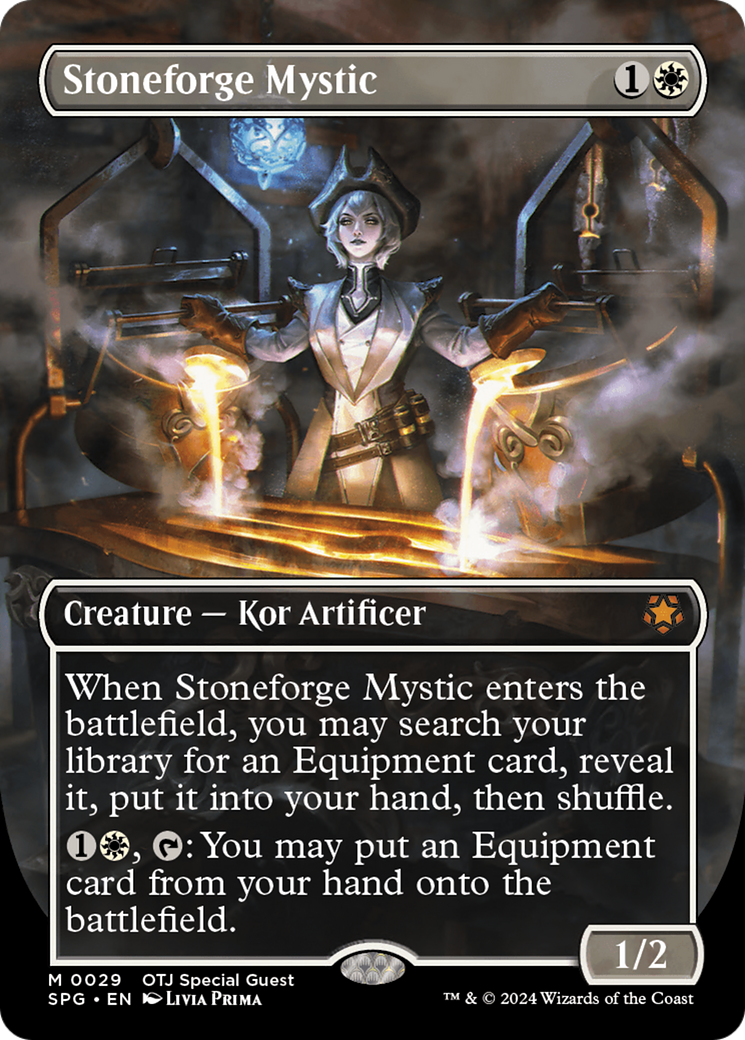 Stoneforge Mystic (Borderless) (29) [Special Guests] foil - Deck Out Gaming