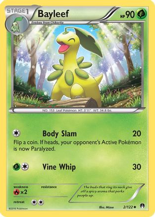 Bayleef (2) [XY - BREAKpoint] Reverse Holofoil - Deck Out Gaming