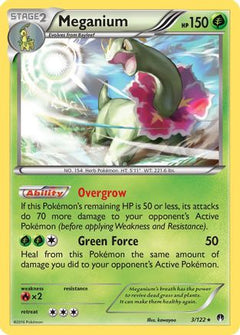 Meganium (3) [XY - BREAKpoint] Reverse Holofoil - Deck Out Gaming