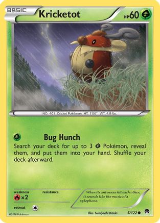 Kricketot (5) [XY - BREAKpoint] - Deck Out Gaming