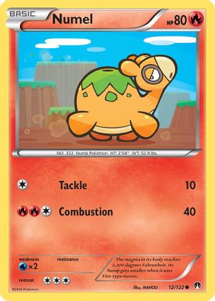 Numel (12) [XY - BREAKpoint] Reverse Holofoil - Deck Out Gaming