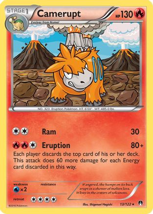 Camerupt (13) [XY - BREAKpoint] Reverse Holofoil - Deck Out Gaming