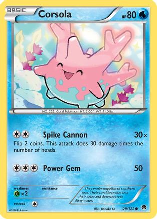 Corsola (29) [XY - BREAKpoint] - Deck Out Gaming