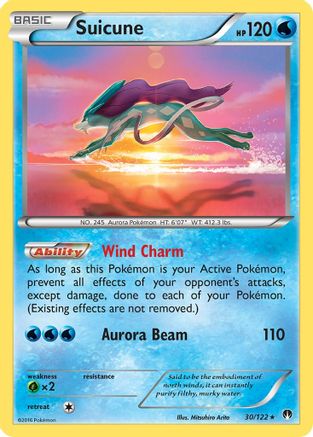 Suicune (30) [XY - BREAKpoint] Holofoil - Deck Out Gaming