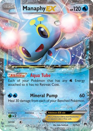 Manaphy EX (32) [XY - BREAKpoint] Holofoil - Deck Out Gaming