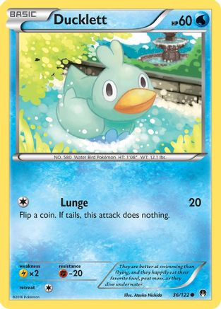 Ducklett (36) [XY - BREAKpoint] Reverse Holofoil - Deck Out Gaming