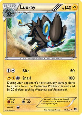 Luxray (46) [XY - BREAKpoint] Reverse Holofoil - Deck Out Gaming