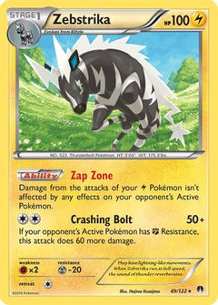 Zebstrika (49) [XY - BREAKpoint] Reverse Holofoil - Deck Out Gaming