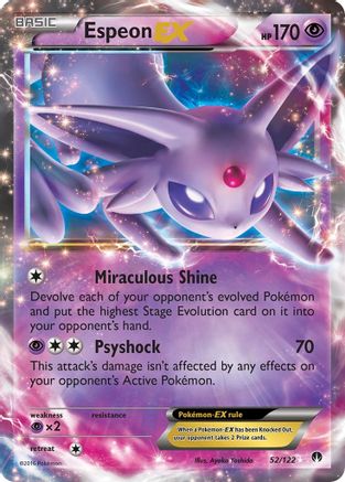 Espeon EX (52) [XY - BREAKpoint] Holofoil - Deck Out Gaming