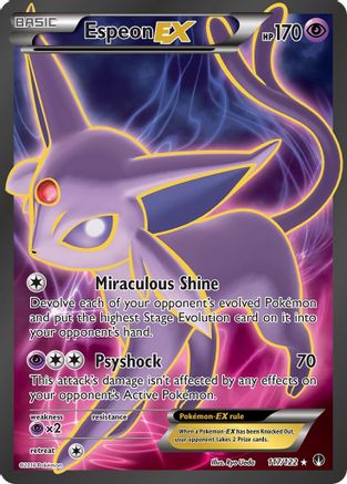 Espeon EX (Full Art) (117) [XY - BREAKpoint] Holofoil - Deck Out Gaming