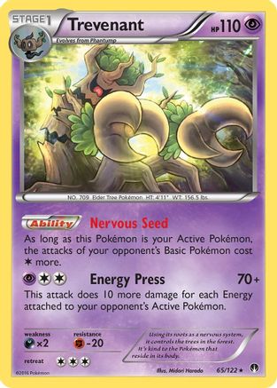 Trevenant (65) [XY - BREAKpoint] Reverse Holofoil - Deck Out Gaming