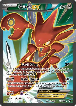 Scizor EX (Full Art) (119) [XY - BREAKpoint] Holofoil - Deck Out Gaming