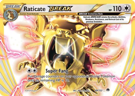 Raticate BREAK (89) [XY - BREAKpoint] Holofoil - Deck Out Gaming