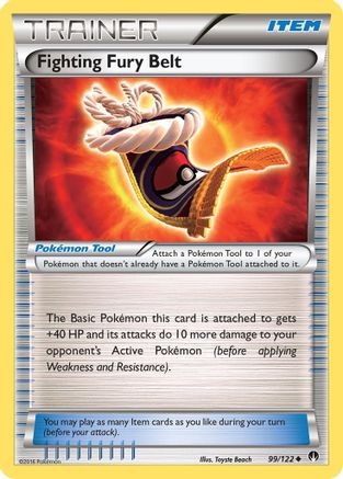 Fighting Fury Belt (99) [XY - BREAKpoint] - Deck Out Gaming