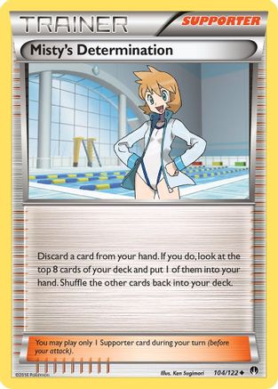 Misty's Determination (104) [XY - BREAKpoint] Reverse Holofoil - Deck Out Gaming