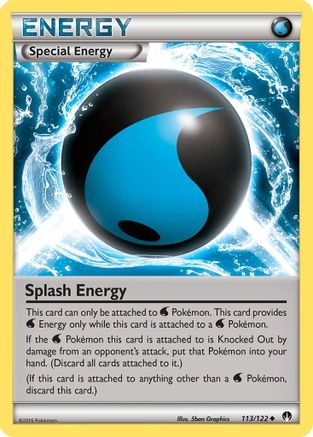 Splash Energy (113) [XY - BREAKpoint] - Deck Out Gaming