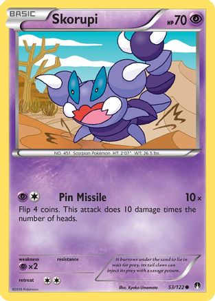 Skorupi (53) [XY - BREAKpoint] Reverse Holofoil - Deck Out Gaming