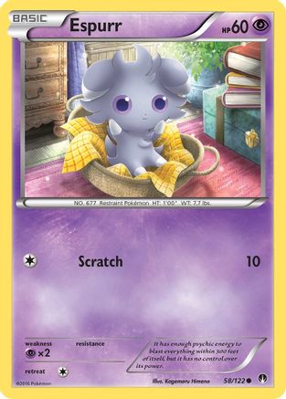 Espurr (58) [XY - BREAKpoint] Reverse Holofoil - Deck Out Gaming
