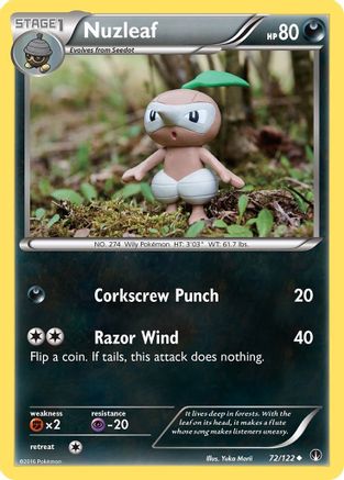 Nuzleaf (72) [XY - BREAKpoint] Reverse Holofoil - Deck Out Gaming