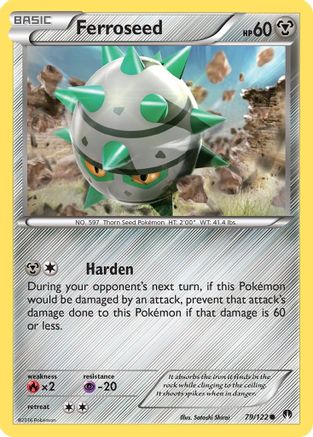 Ferroseed (79) [XY - BREAKpoint] Reverse Holofoil - Deck Out Gaming