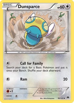 Dunsparce (90) [XY - BREAKpoint] Reverse Holofoil - Deck Out Gaming