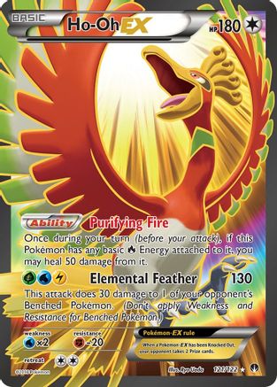 Ho-Oh EX (Full Art) (121) [XY - BREAKpoint] Holofoil - Deck Out Gaming