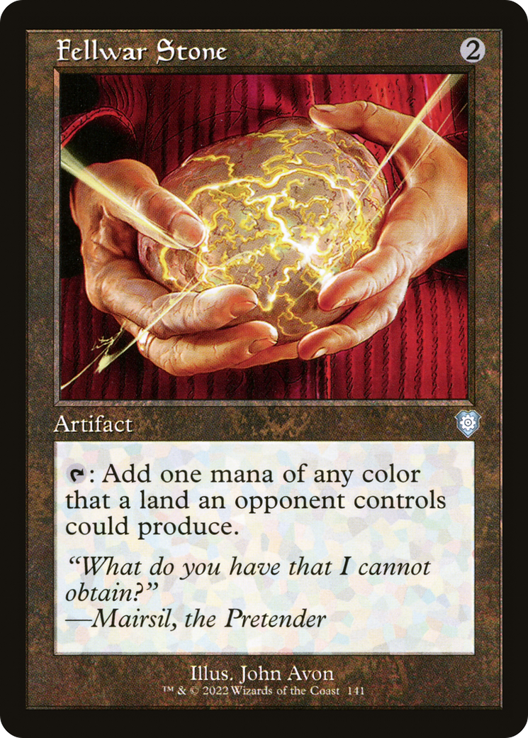 Fellwar Stone (Retro Frame) (141) [Commander: The Brothers' War] - Deck Out Gaming