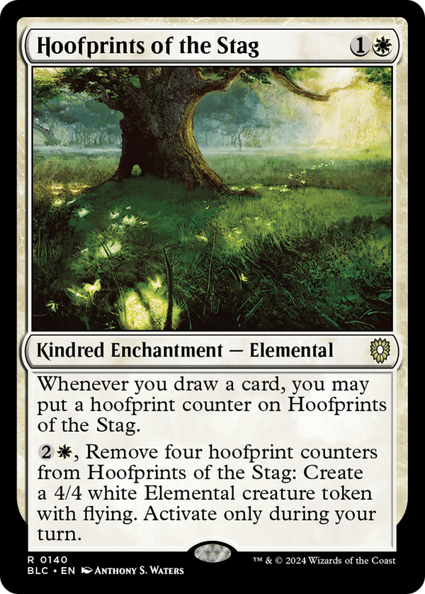 Hoofprints of the Stag (140) [Bloomburrow Commander] - Deck Out Gaming