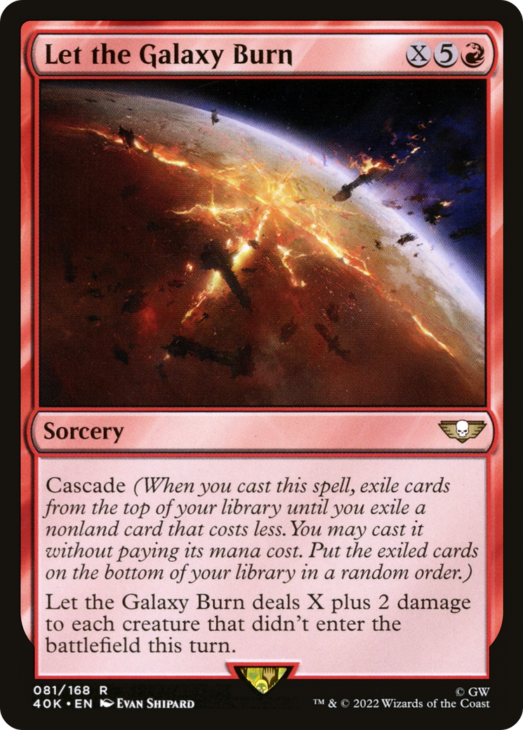 Let the Galaxy Burn (81) [Warhammer 40,000 Commander] - Deck Out Gaming